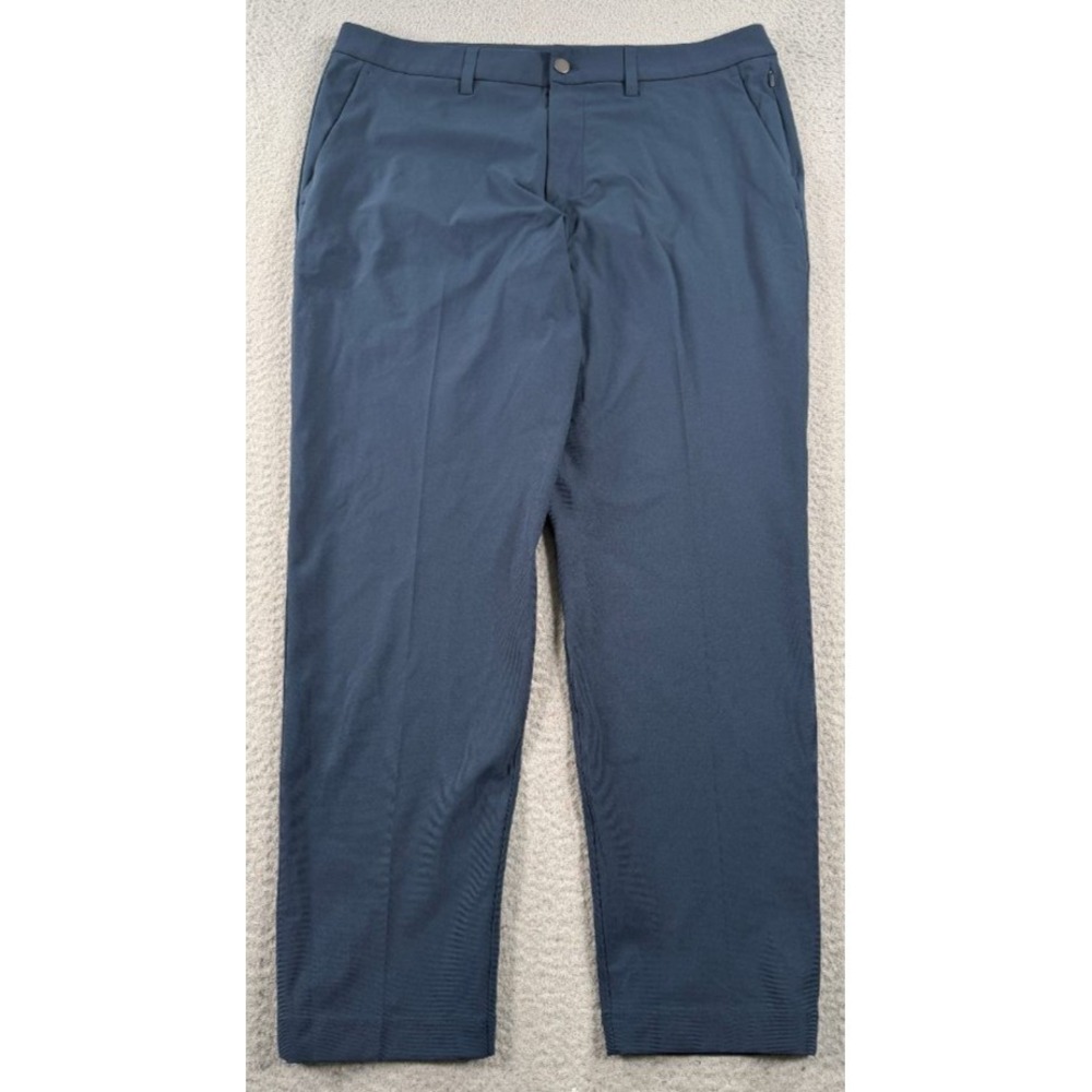 Lululemon Pants Mens Size 34x29 Navy Blue ABC Trouser Slim Fit Golf Performance